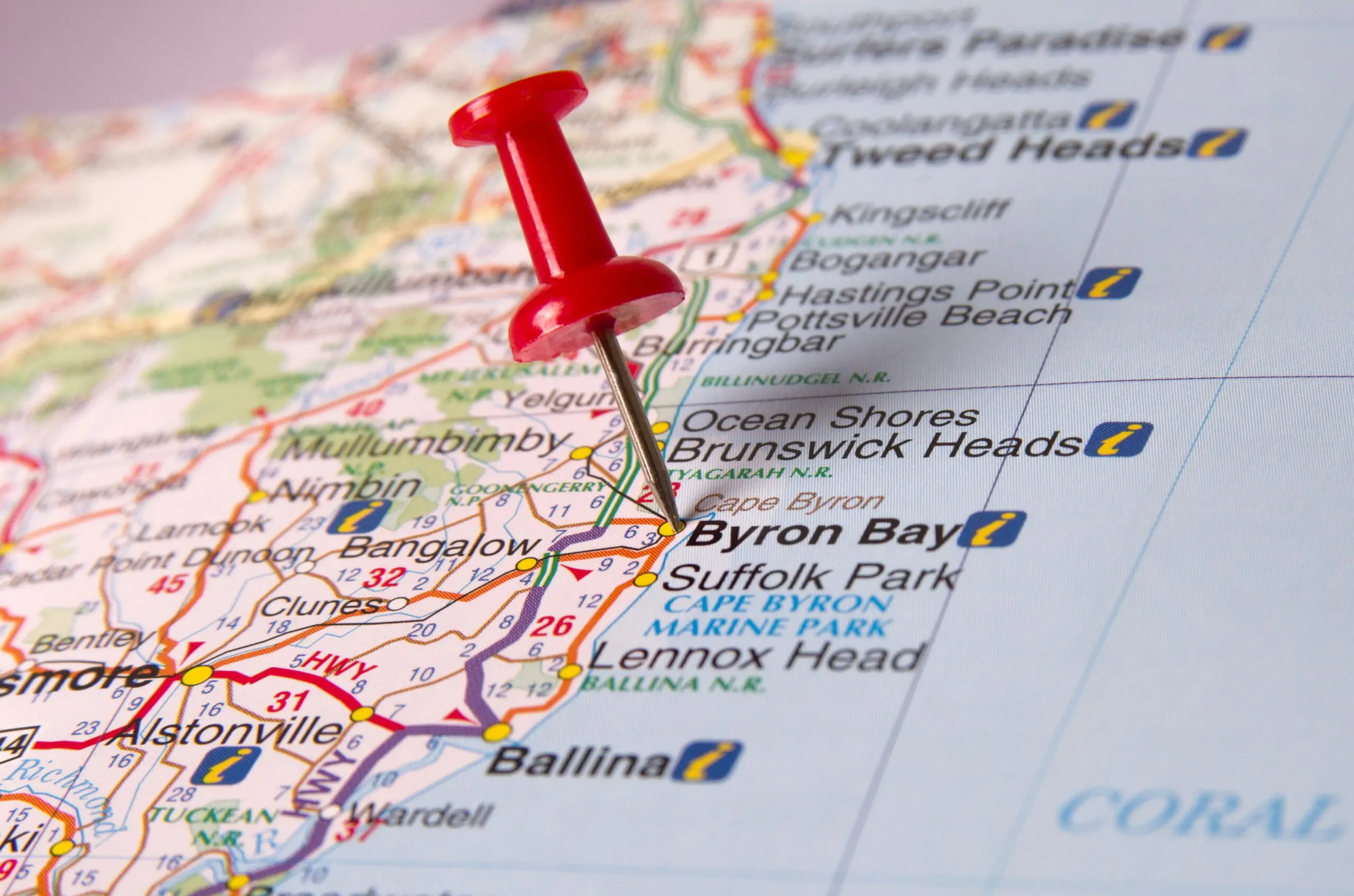 Northern NSW map