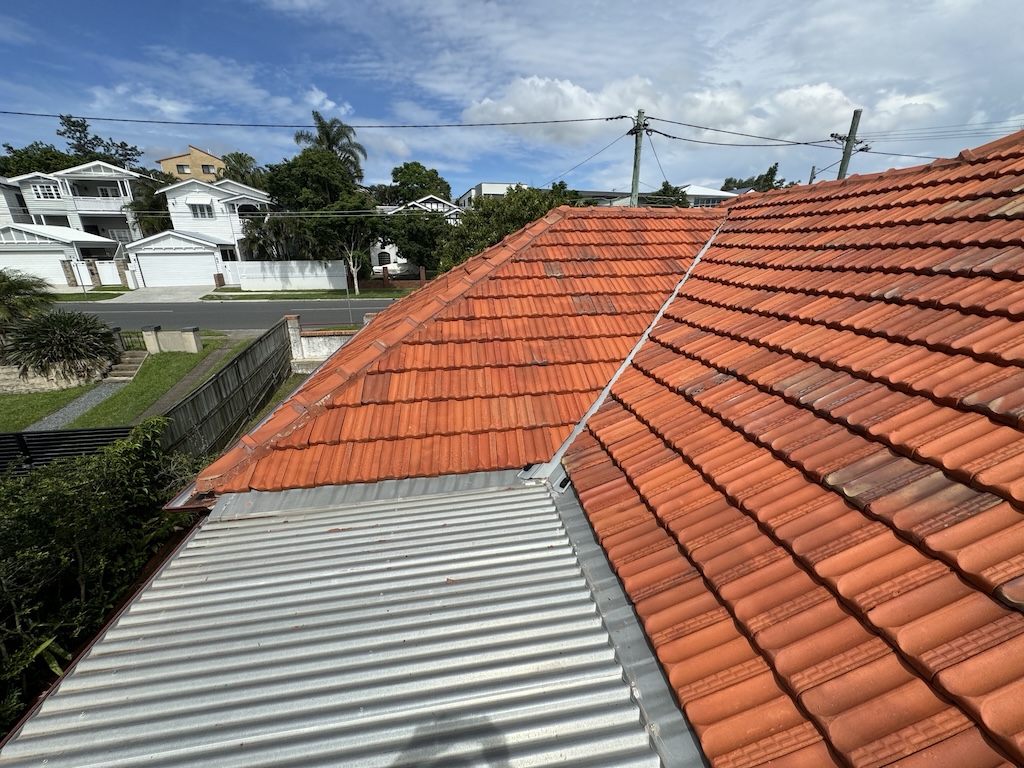 After image of a Redcliffe roof clean