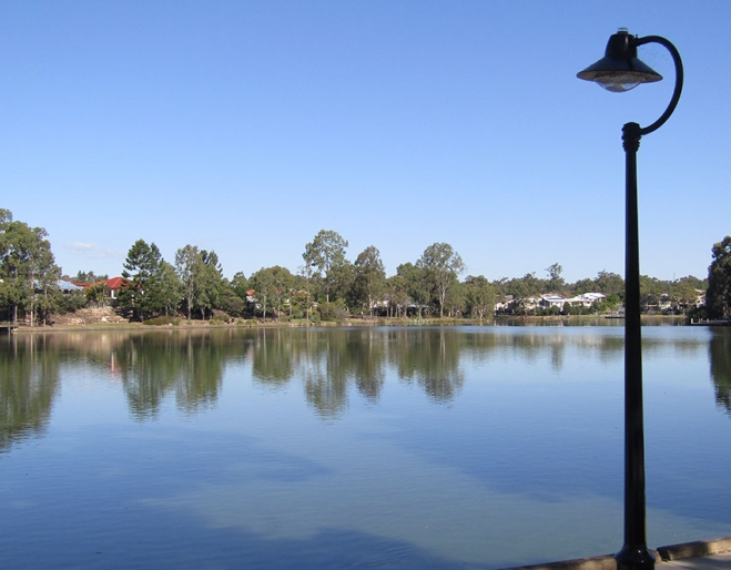 Forest Lakes across lake