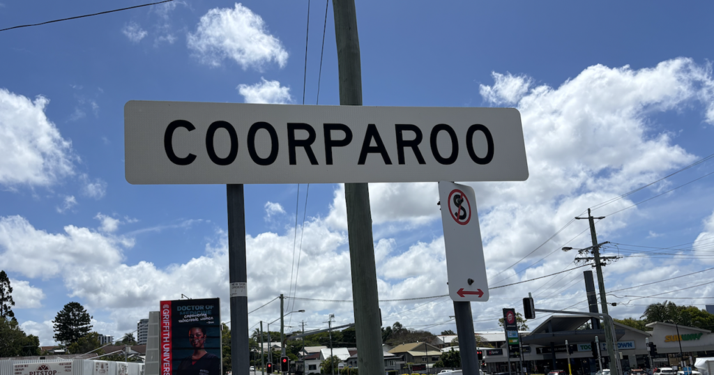 Coorparoo Street Sign