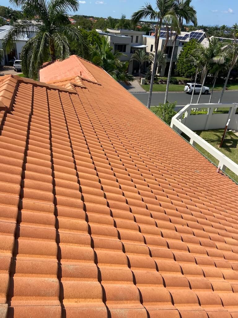 Sunshine coast Roof Clean After Teracotta